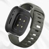 Curea din silicon compatibila cu Vostok Amphibia, Telescoape QR, 22mm, Chrome Gray
