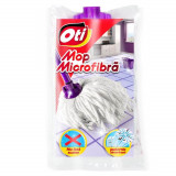 Rezerva Mop din Microfibra OTI Maimea S, Greutate 90 g, Culoare Alb/Mov, Rezerva pentru Mopuri Microfibra, Rezerva Mop din Microfibra, Rezerve pentru