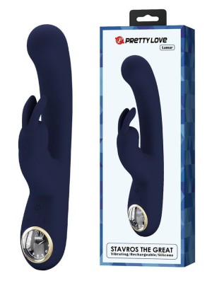 Vibrator Iepuras Lamar, 10 Moduri Vibratii, Ecran LED, Silicon, USB, A foto