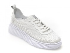 Pantofi sport GRYXX albi, 2191468, din piele naturala
