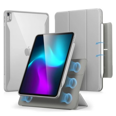 Husa pentru iPad Air 13 (2024) - ESR Rebound Hybrid - Grey foto