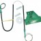 Kit macara geam spate dreapta Audi A4 B6, B7