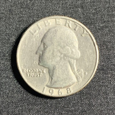 Moneda quarter dollar 1968 USA