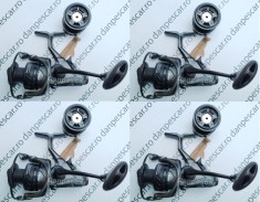 SET 4 Mulinete FEEDER EastShark BAIT MASTER 4000 cu BAITRUNNER 0,22mm/180m