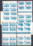 ROMANIA 1961 LP 538 a SPORTURI NAUTICE SERIA IN BLOC DE 4 TIMBRE NEDANTELATE STARE MNH