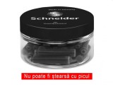 Patron cerneala neagra pentru stilouri si rollere,30 borcan, Schneider