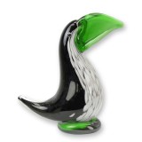 Tucan stilizat- figurina deosebita din sticla Murano MN-39