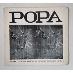 EUGEN POPA , EXPOZITIA DE GRAVURA DESEN COLLAGE , MAI - IUNIE , 1969