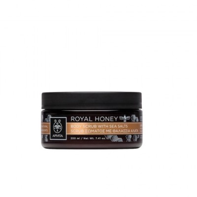 APIVITA Scrub de corp Royal Honey cu săruri de mare 200ml foto