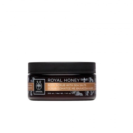 APIVITA Scrub de corp Royal Honey cu săruri de mare 200ml
