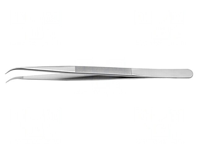Pensetă 150mm V&acirc;rf &Icirc;ngust Curbat Plată