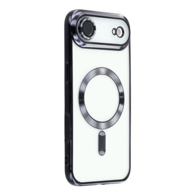Husa compatibila cu IPhone 17 Air, ALC MOBILE, pentru telefon mobil cu protectie pentru camera, Tehnologie MagSafe, rezistenta la socuri, contur Negru foto