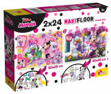 Cumpara ieftin Puzzle de podea, Lisciani, Disney Minnie Mouse, Maxi, 2 x 24 piese