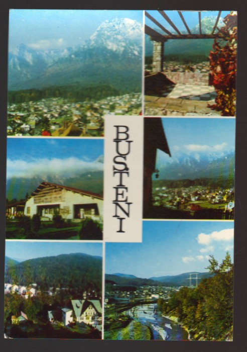 CPIB 21968 - CARTE POSTALA - BUSTENI, MOZAIC, NECIRCULATA