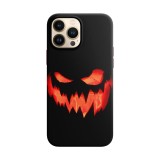 Husa compatibila cu Apple iPhone 12 Mini model Hallowen pumpkin, Silicon, TPU, Viceversa, Transparent, Carcasa