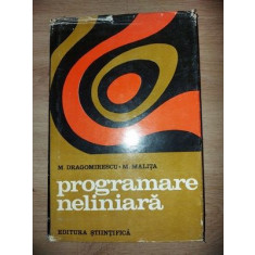 Programare neliniara- M. Dragomirescu, M. Malita