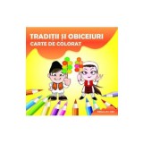Traditii si obiceiuri Carte de colorat