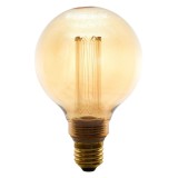 Bec LED Hepol G95 Amber E27 3.5W Dimabil