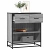 Gossi bufeta gri sonoma 68x35x76 cm din lemn prelucrat