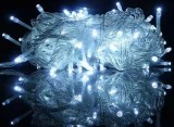 Instalatie de Craciun liniara, alb rece, 10 m, 100 leduri, 6039W, Gimihome