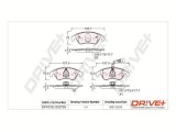Dr!ve+ DP1010.10.0799 set placute frana,frana disc