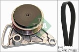 INA 529 0099 10 Set curea transmisie cu caneluri