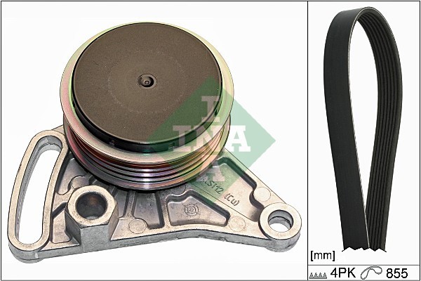 INA 529 0099 10 Set curea transmisie cu caneluri