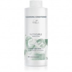 Wella Professionals Nutricurls Waves & Curls Balsam de curățare pentru par ondulat si cret 1000 ml