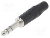 Conector jack, Jack 6,3mm, 3 contacte, tata, AMPHENOL - ACPS-KB