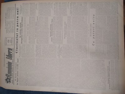 ZIAR ROMANIA LIBERA 28 FEBRUARIE 1953 foto
