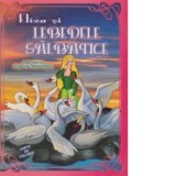Eliza si lebedele salbatice. Carte de colorat - Hans Christian Andersen