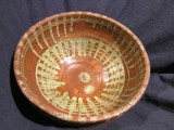Arta / Traditie / Colectie - Veche farfurie / blid / castron realizat in zona Olteniei !