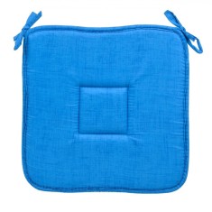 Perna decorativa, Zola&amp;reg;, pentru scaun, model albastru, 39 x 39 cm foto