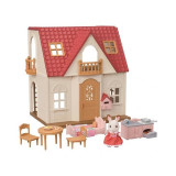Sylvanian Families-Casuta Red Roof Cosy Cottage, Epoch Di Fantasia Srl