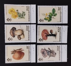 Volta Superioara - CIUPERCI -Serie 6 Valori, Obliterate. BK 12