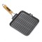 Tigaie Grill Vanora Home, 23 x 2 cm, fonta, strat antiaderent, Negru