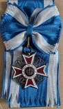 Ordinul Coroana Romaniei, model I civil, atribuit gradului de Comandor, cu panglica