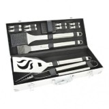Set de 13 piese din inox pentru gratar