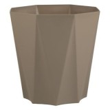 Ghiveci din Plastic Octogonali Mocca - Design Geometric, CMCLASS