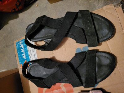 Sandale negre vară dama Graceland mărimea 38 foto