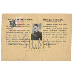 ERNO RONAI (Conducatorul Scolii) - PRIMA SCOALA DE SPORT DIN ROMANIA, Oradea 1937-1938, Pliant Bilingv Romano-Maghiar !