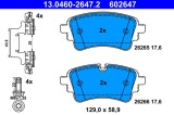 ATE 13.0460-2647.2 set placute frana,frana disc