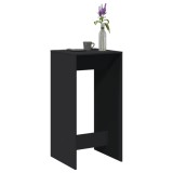 vidaXL Masă bar, negru, 51x50x103,5 cm, lemn prelucrat 854419