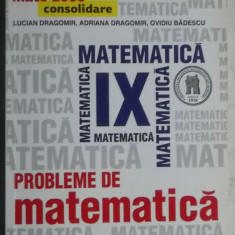 Lucian Dragomir, s.a. - Probleme de matematica pentru clasa a IX-a, consolidare