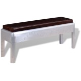 Cumpara ieftin Bancă aviator, 110 x 32 x 45 cm, piele naturală