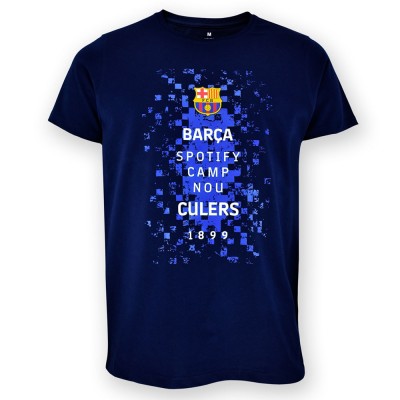 FC Barcelona tricou de bărbați Logos navy - M foto