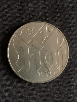 Moneda 10 mărci Germania DDR 1990 foto