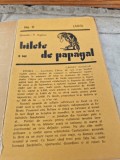 Revista Bilete de Papagal - Director T. Arghezi (4 reviste colegate. Nr. 6, 7, 10, 15)