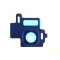 Geam Camera Samsung Galaxy S8 G950F Albastru