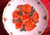FARFURIE DECORATIVA PORTELAN ENGLEZESC ROYAL ALBERT BRADEX EDITIE LIMITATA - TRANDAFIRI 21.5 CM